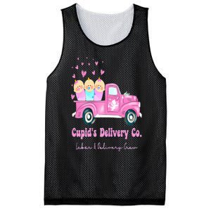 Cupids Delivery Co Funny Ld Crew Valentines Day Truck Mesh Reversible Basketball Jersey Tank