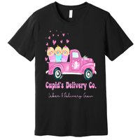 Cupids Delivery Co Funny Ld Crew Valentines Day Truck Premium T-Shirt