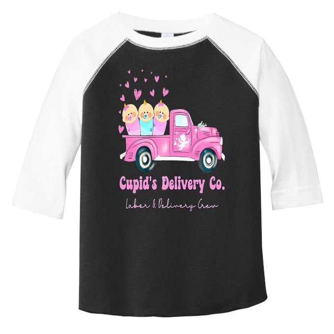 Cupids Delivery Co Funny Ld Crew Valentines Day Truck Toddler Fine Jersey T-Shirt