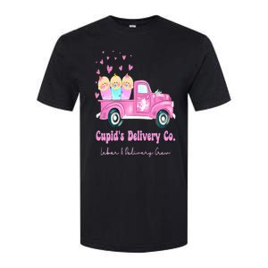 Cupids Delivery Co Funny Ld Crew Valentines Day Truck Softstyle CVC T-Shirt