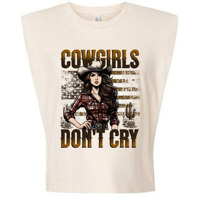 Cowgirls DonT Cry Garment-Dyed Women's Muscle Tee