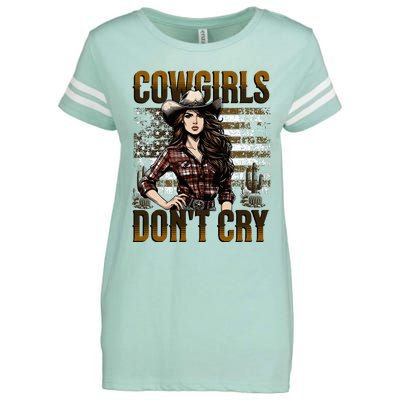 Cowgirls DonT Cry Enza Ladies Jersey Football T-Shirt