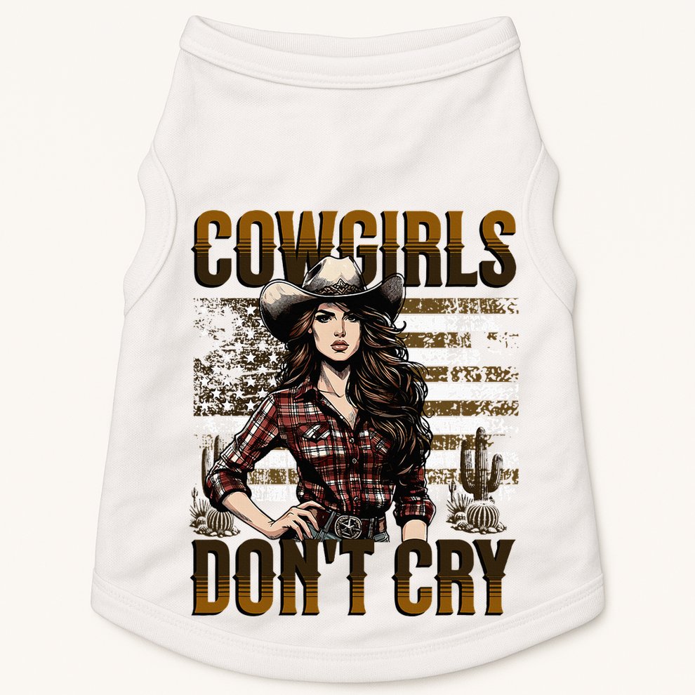 Cowgirls DonT Cry Doggie Tank