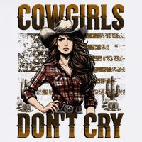 Cowgirls DonT Cry Adult Drive Performance Visor