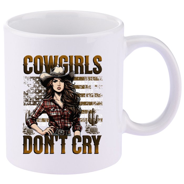 Cowgirls DonT Cry 11oz C Handle Ceramic Mug