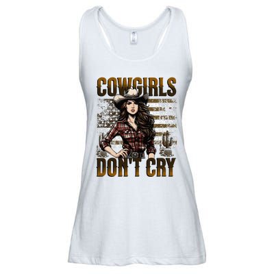 Cowgirls DonT Cry Ladies Essential Flowy Tank