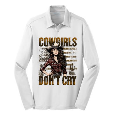 Cowgirls DonT Cry Silk Touch Performance Long Sleeve Polo