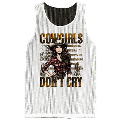 Cowgirls DonT Cry Mesh Reversible Basketball Jersey Tank