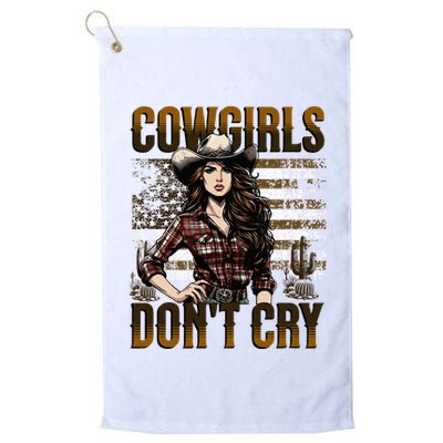 Cowgirls DonT Cry Golf Towel