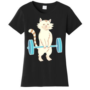 Cat Deadlift Cat Powerlifting Shirt Women's T-Shirt