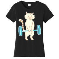 Cat Deadlift Cat Powerlifting Shirt Women's T-Shirt