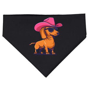 Cute Dachshund Cowboy Hat Wiener Sausage Dog Puppy USA-Made Doggie Bandana