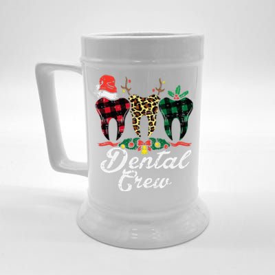 Cheerful Dental Crew Holiday Gift for Dentists Beer Stein