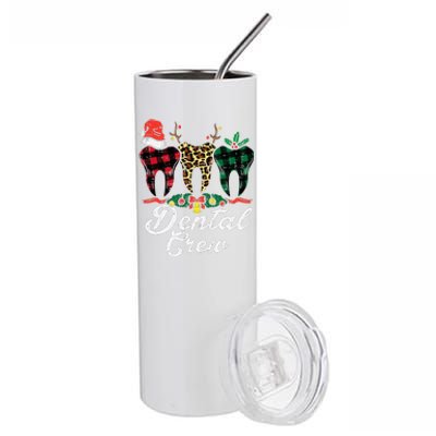 Cheerful Dental Crew Holiday Gift for Dentists Stainless Steel Tumbler