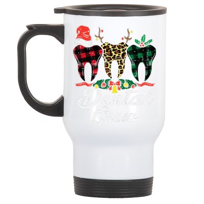 Cheerful Dental Crew Holiday Gift for Dentists Stainless Steel Travel Mug