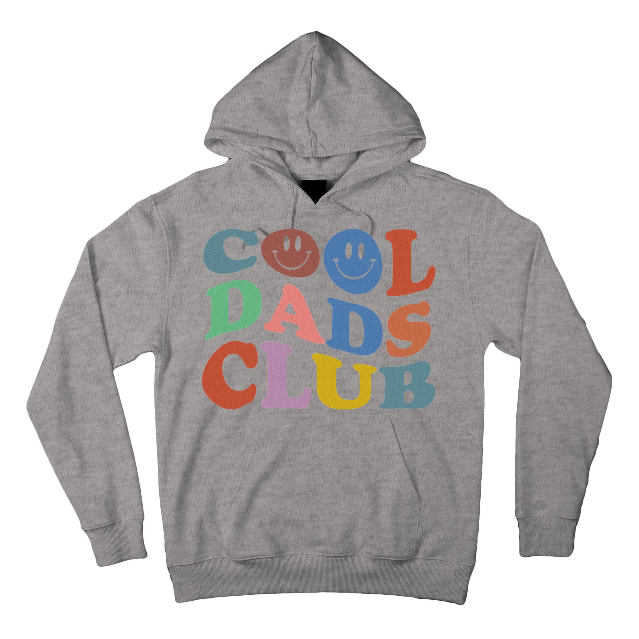 Cool Dads Club Funny Smile Colorful Father's Day Tall Hoodie