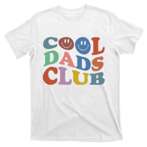 Cool Dads Club Funny Smile Colorful Father's Day T-Shirt