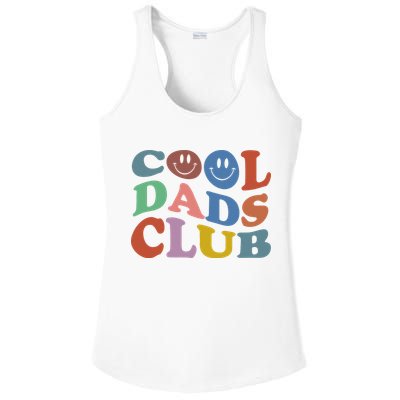 Cool Dads Club Funny Smile Colorful Father's Day Ladies PosiCharge Competitor Racerback Tank