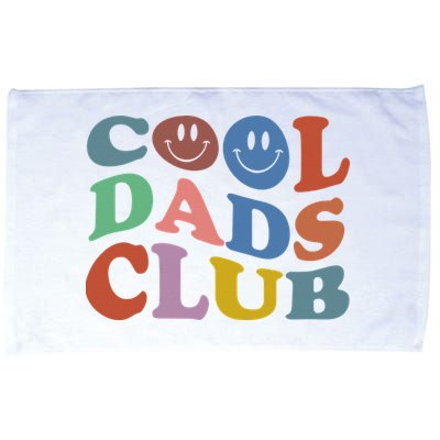 Cool Dads Club Funny Smile Colorful Father's Day Microfiber Hand Towel
