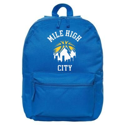 Classic Denver Colorado Mile Tee High Denver City 16 in Basic Backpack