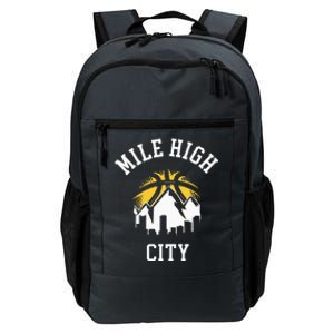 Classic Denver Colorado Mile Tee High Denver City Daily Commute Backpack