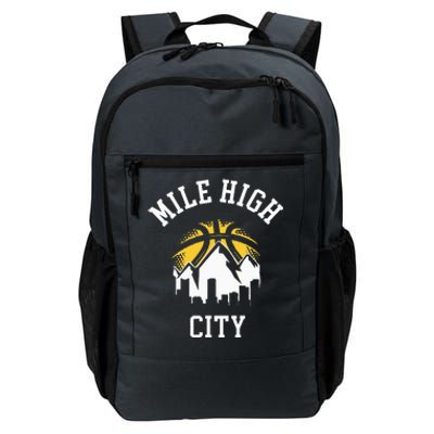 Classic Denver Colorado Mile Tee High Denver City Daily Commute Backpack