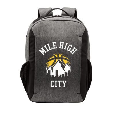 Classic Denver Colorado Mile Tee High Denver City Vector Backpack