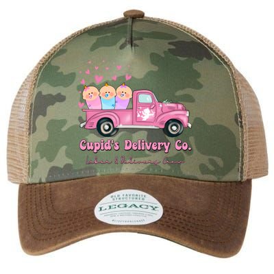 Cupid's Delivery Co Funny L And D Crew Valentines Day Truck Gift Legacy Tie Dye Trucker Hat