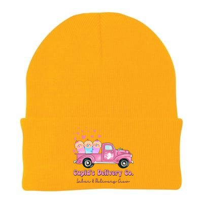 Cupid's Delivery Co Funny L And D Crew Valentines Day Truck Gift Knit Cap Winter Beanie