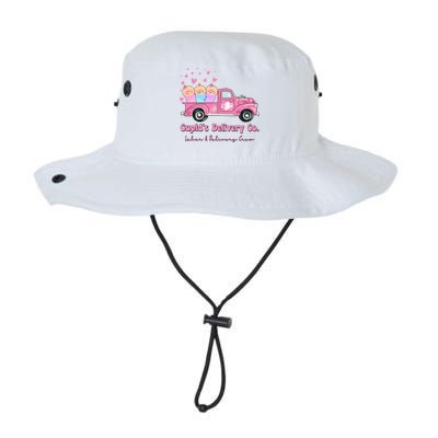 Cupid's Delivery Co Funny L And D Crew Valentines Day Truck Gift Legacy Cool Fit Booney Bucket Hat