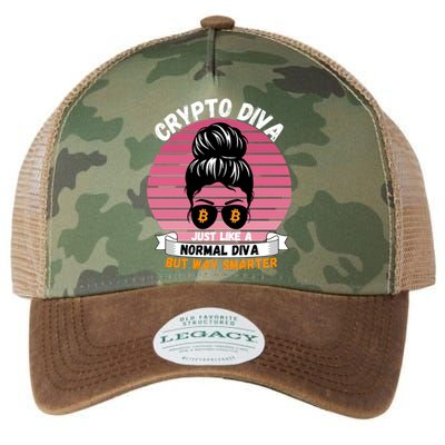 Crypto Diva, Crypto Mom, Plan B, HODL Bitcoin, Blockchain, Crypto Queen Legacy Tie Dye Trucker Hat