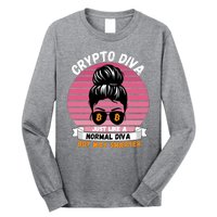 Crypto Diva, Crypto Mom, Plan B, HODL Bitcoin, Blockchain, Crypto Queen Long Sleeve Shirt