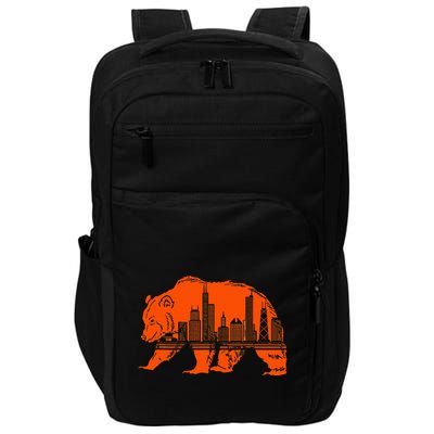 Chicago Downtown City Skyline Illinois Pride Impact Tech Backpack