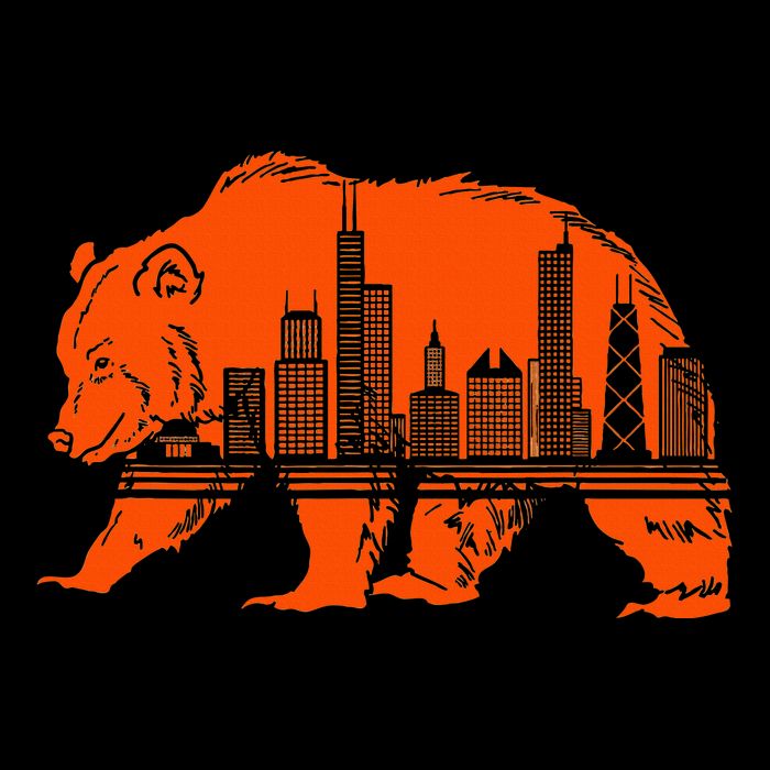 Chicago Downtown City Skyline Illinois Pride Youth Performance Sprint T-Shirt