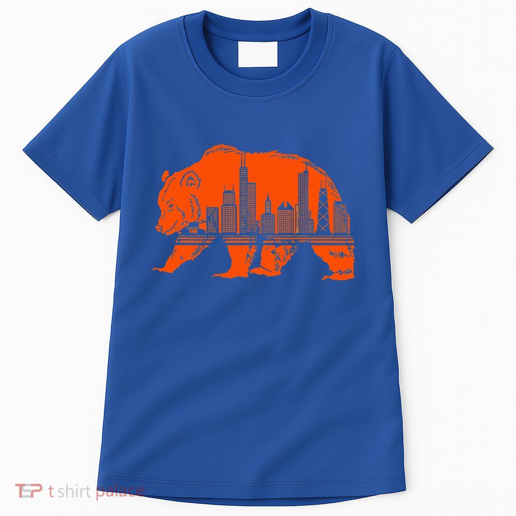 Chicago Downtown City Skyline Illinois Pride Tall T-Shirt