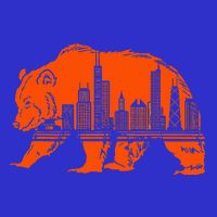 Chicago Downtown City Skyline Illinois Pride 16 in Basic Backpack
