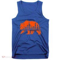 Chicago Downtown City Skyline Illinois Pride Tank Top