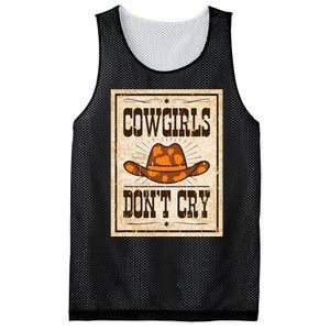 Cowgirls don't cry Horse Mesh Reversible Basketball Jersey Tank