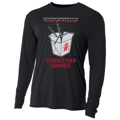 Christmas Dinner Cooling Performance Long Sleeve Crew