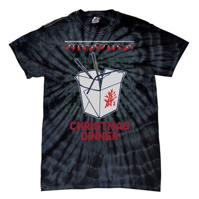 Christmas Dinner Tie-Dye T-Shirt