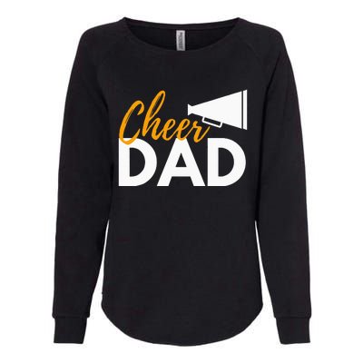 Cheer Dad Cheerleading Cheerleader Dad Cheer Competition Womens California Wash Sweatshirt