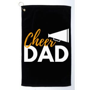 Cheer Dad Cheerleading Cheerleader Dad Cheer Competition Platinum Collection Golf Towel