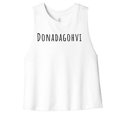 Cherokee Donadagohvi Women's Racerback Cropped Tank