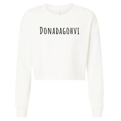 Cherokee Donadagohvi Cropped Pullover Crew