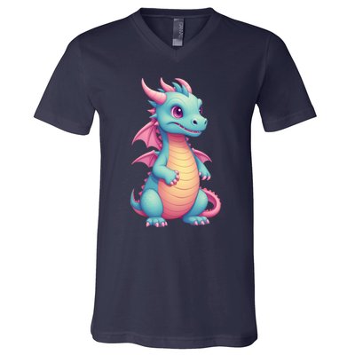 Cute Dragon V-Neck T-Shirt