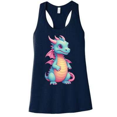 Cute Dragon Women's Racerback Tank