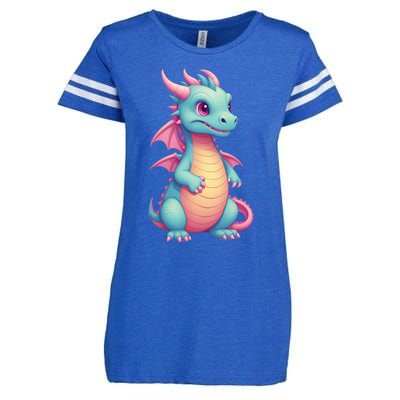 Cute Dragon Enza Ladies Jersey Football T-Shirt