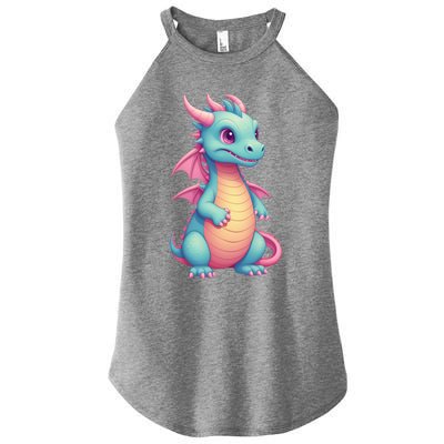 Cute Dragon Women’s Perfect Tri Rocker Tank