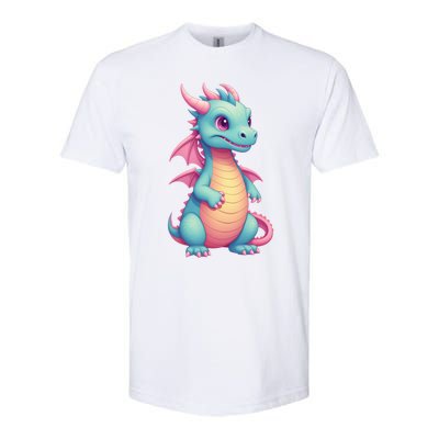 Cute Dragon Softstyle® CVC T-Shirt