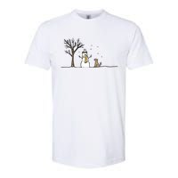 Christmas Dog Christmas Snowman Holiday Dog Softstyle CVC T-Shirt